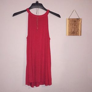 Red Tank Top Dress